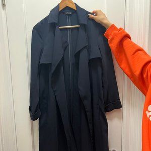 TOPSHOP US 2 Blue Trench style Coat